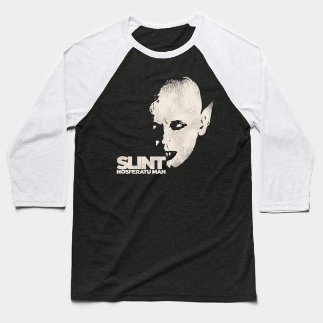 Slint Nosferatu Baseball T-Shirt by darklordpug